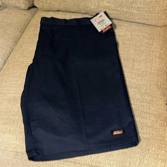 NWT dickies genuine navy size 44 men essential work shorts flex - Picture 2 of 4